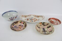 A collection of 19th century ceramics.
