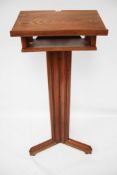 A 20th century ecclesiastical pitch pine lectern. L54.