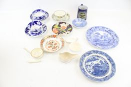 A collection of 19th century and later ceramics.