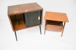 Two mid-century pieces of furniture.