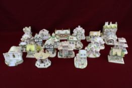 A collection of contemporary Coalport pastille burners.