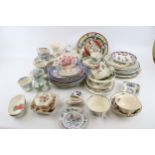 A collection of sixty assorted Masons ironstone china items.