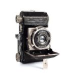 A Kodak Retina I camera. Serial Number 136724K. With a Retina-Xenar 50mm f3.5 lens.