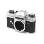 A Leica Leicaflex SL 35mm SLR camera body, chrome. Serial Number 1276539.