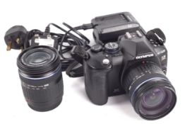 An Olympus E System DSLR Camera E520,