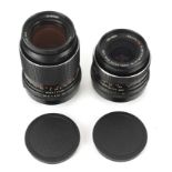 Two M42 mount Carl Zeiss Jena lenses. To include a 35mm f2.