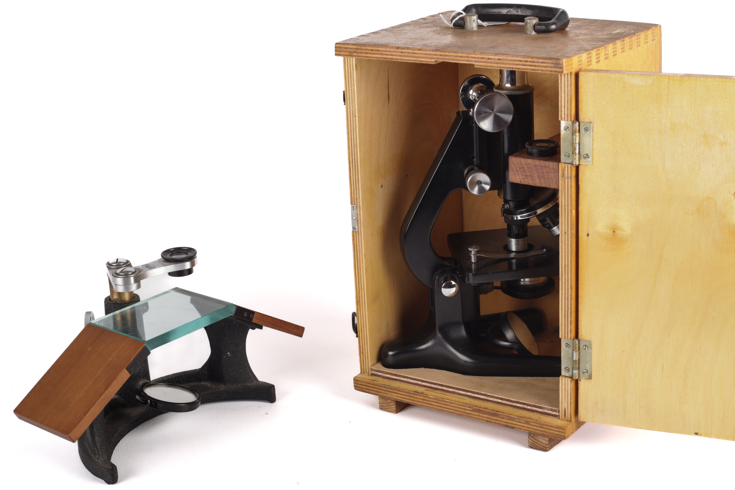 a Watson & Sons Ltd 'Kima' microscope and a dissecting microscope - Image 6 of 7