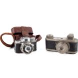 A Mycro miniature camera & a flea miniature camera