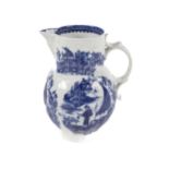 An 18th century Caughley blue and white jug.