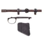 Military : Parker Hale telescopic sight, Haweka. 4 x Made in West Germany.