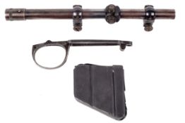 Military : Parker Hale telescopic sight, Haweka. 4 x Made in West Germany.