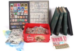 A large world collection of stamps in Ace Albums and loose.