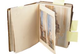 A 19th century artist's collective scrapbook.