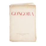 Book : Gongora XX Sonnets (ltd edition), containing a large number of 20th century prints.