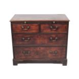 A late George III mahogany chest.