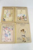 Four volumes of 'Josephine' by Mrs H C Cradock and illustrated by Honor C Appleton.