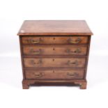 A late 19 th century mahogany lovely proportion chest of drawers.