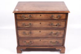 A late 19 th century mahogany lovely proportion chest of drawers.