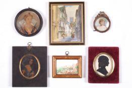 A quantity of assorted miniatures and pictures.