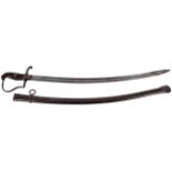 Military : A 1914 Wilhelm II Imperial German Army cavalry trooper sabre sword.