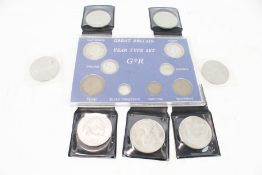 A 1920s/30s GvR Great Britain year type set of coins and further coins.