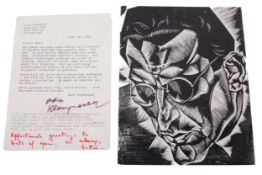 Otto Klemporer Autograph with letter to nephew plus last show programme.