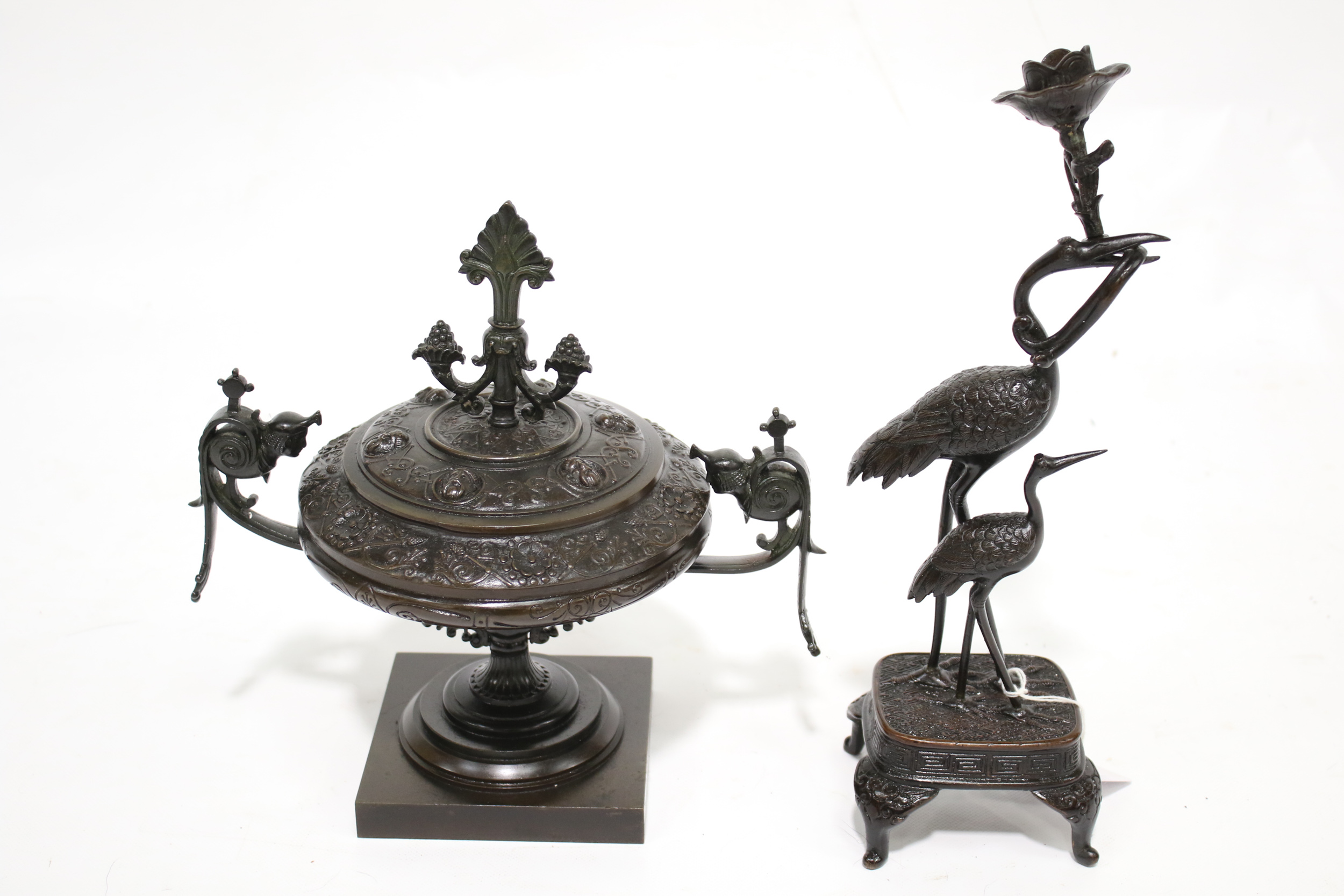 Two 19th century bronzes.