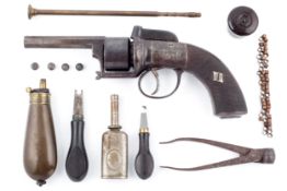 A London, Birmingham and Foreign Armoury Agency transition model of an early revolver.
