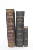 Bibles and Common Prayer Books : Gurney's Family Bible, William Lewis 1816; Book of Common Prayer,