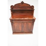 Victorian mahogany chiffonier buffet sideboard.