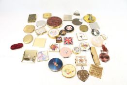 A collection of compacts.