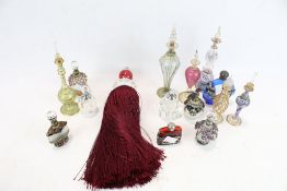 A collection of scent bottles.