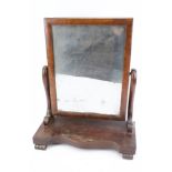 A Victorian mahogany easel/ toilet mirror.