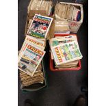 A large collection of assorted vintage 1970s boys' comics.