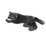 A Steiff black panther 'Taky Panther' stuffed toy. No.