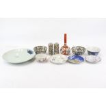 A collection of assorted Oriental ceramics.
