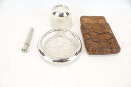 A collection of vintage smoking items.
