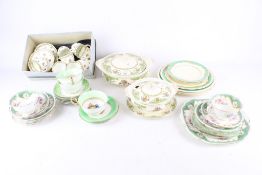 A collection of assorted vintage floral tea, coffee and dinner services.