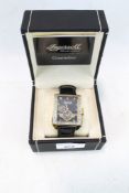 An Ingersoll Masterpiece gents fashion wristwatch boxed.