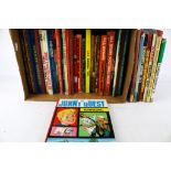 A collection of children's annuals.