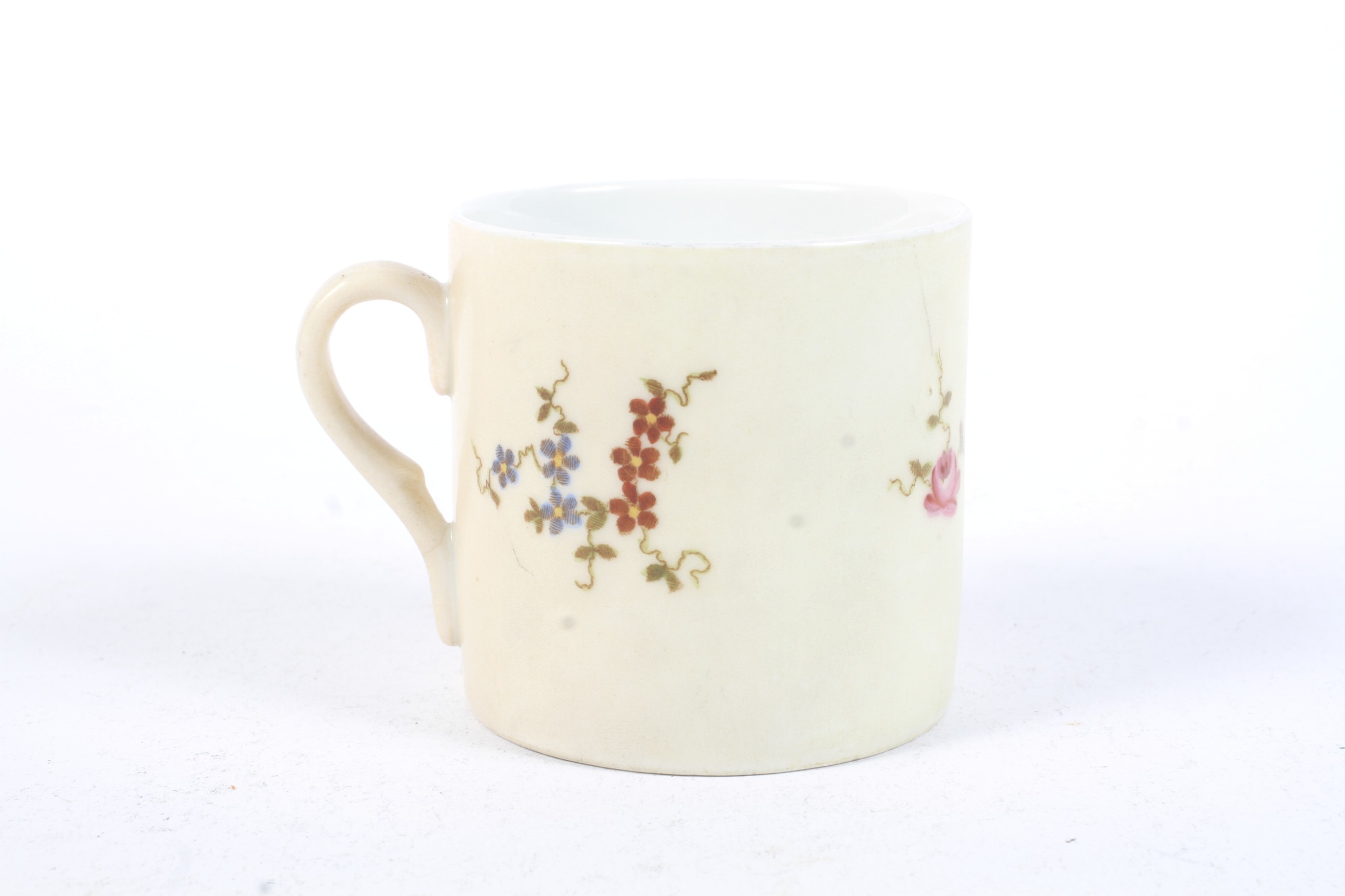 A late 19th century small lithophane mug.