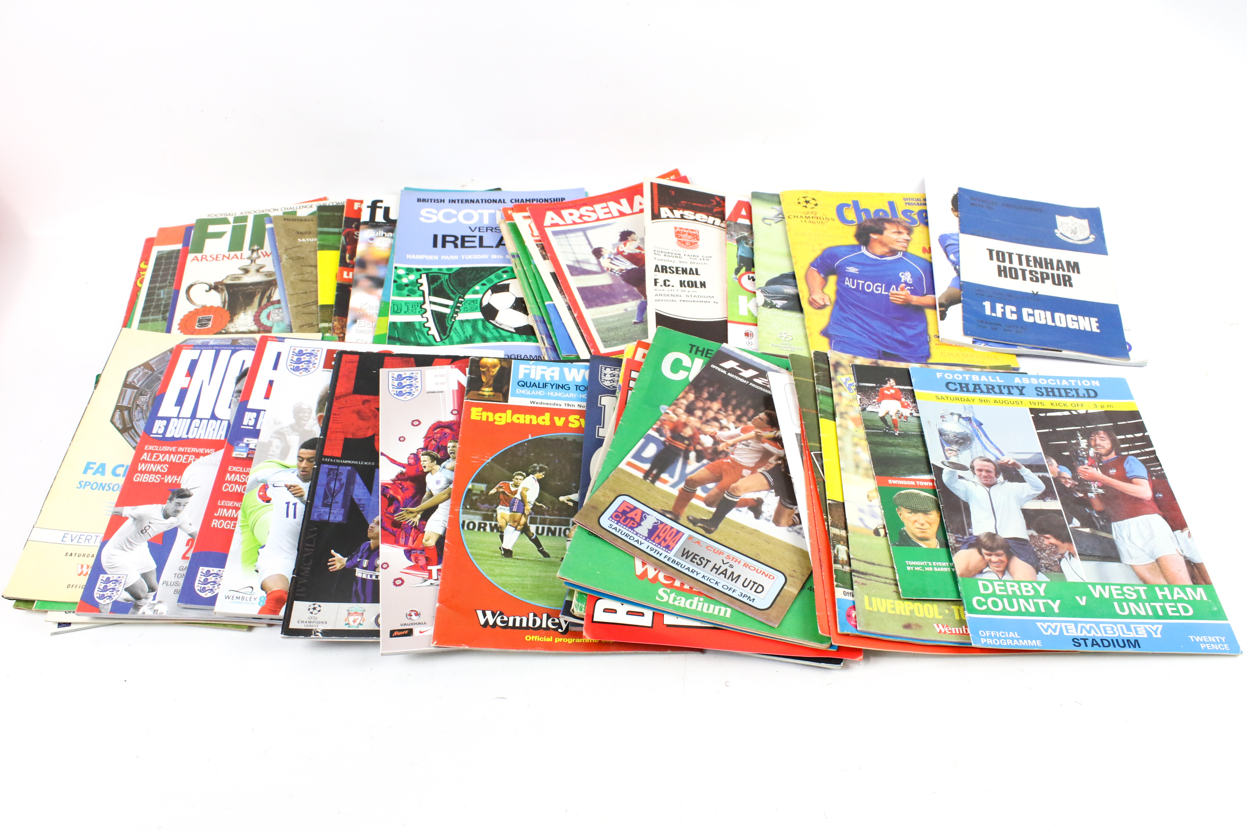 A collection of circa 100 assorted football programmes.