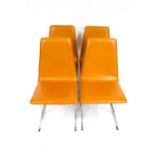 Vintage Retro : Pieff, a set of 4 'Lisse' high-back chairs.