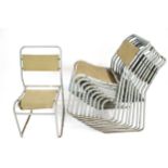 Mid Century / Vintage Retro : Pel Cox Industrial Style Tubular metal and fabric ,