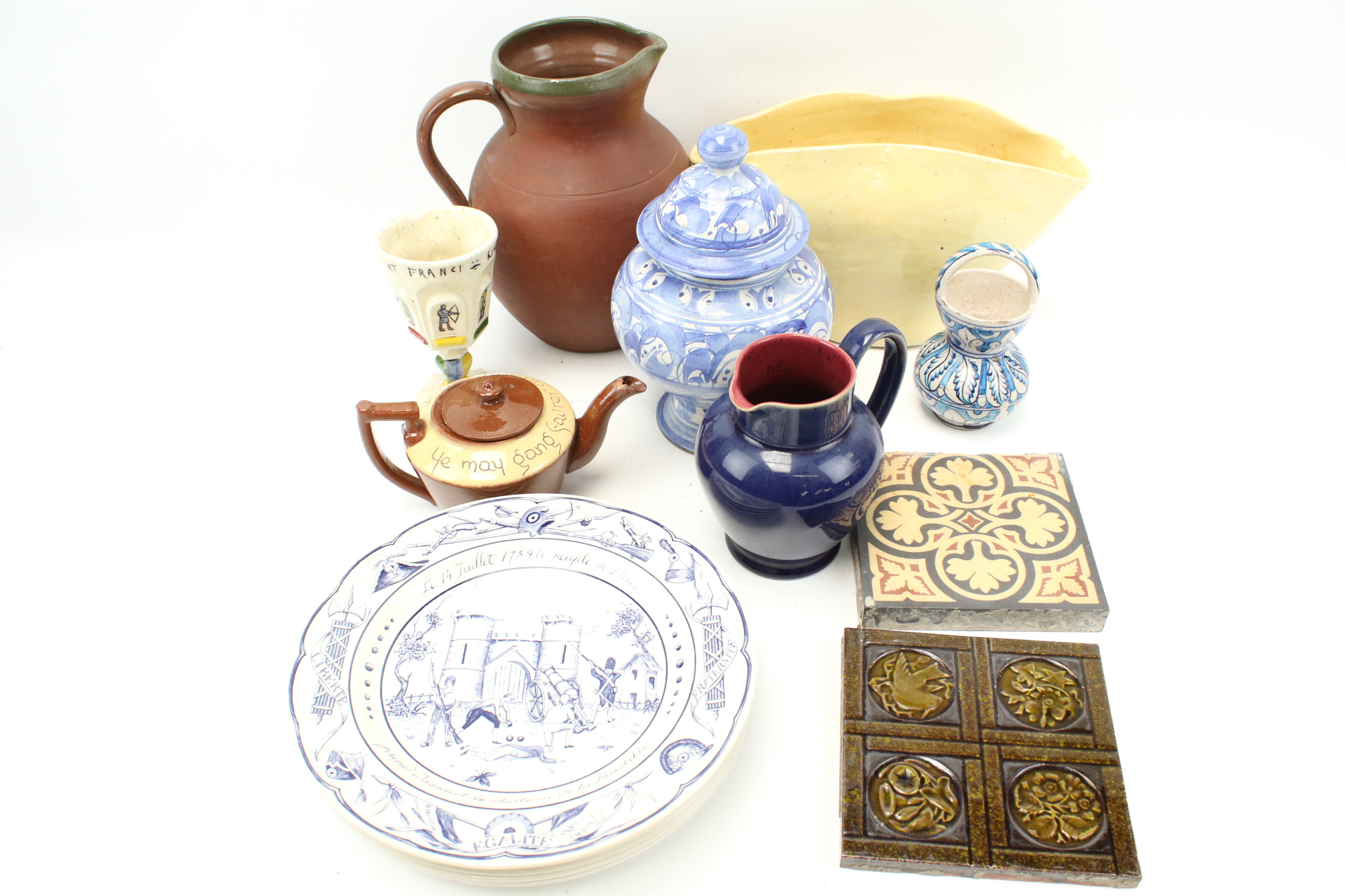 An assortment of ceramics.