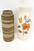 Two mid-century ceramic vases.