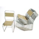 Mid Century / Vintage Retro : Pel Cox Industrial Style Tubular metal and fabric ,