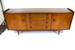 Vintage Retro / mid-century modern : A J Herbert teak sideboard .