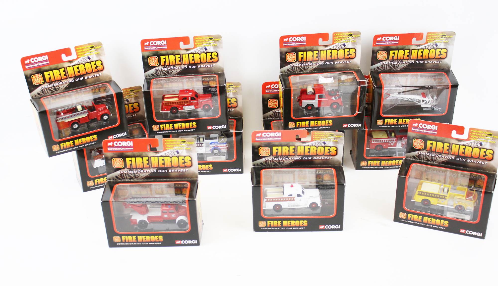 Eleven Corgi 'Fire Heroes' diecast models. - Image 2 of 3