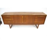 A mid-century Stonehill Furniture Ltd teak sideboard. Paper label on the back, #685-6-7.